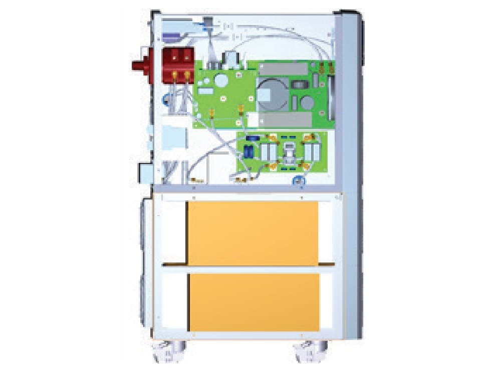 FINCH PW internal layout with built-in battery compartment