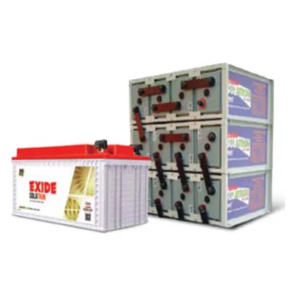 Exide tubular gel solar batteries range